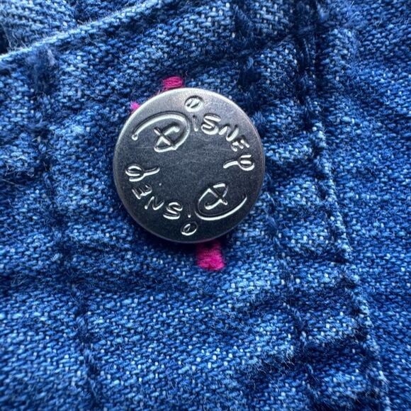 Disney Baby Aristocats 90’s Embroidery Denim Overalls Dress 6-9 Months - Picture 5 of 7